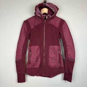 Lululemon Fleecy Keen Jacket III Wine Berry